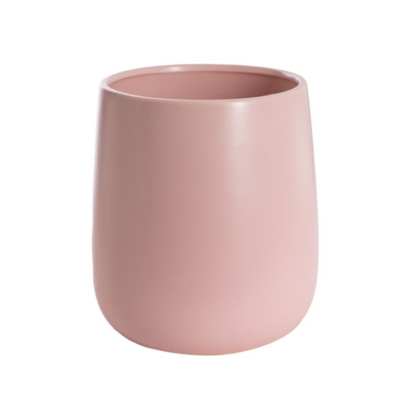 Ceramic - Belly Pot Matte Soft Pink
