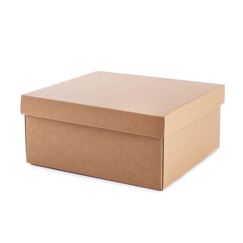 Gift Boxes - Hamper Box and Lid Brown Kraft