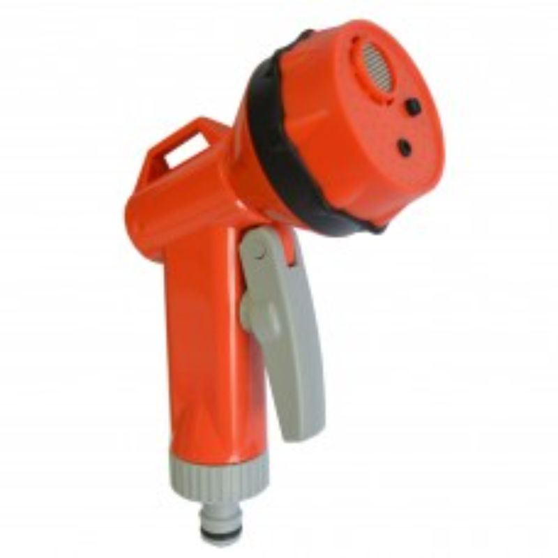 Multi Function Hose Gun #4605/5 Siroflex with adjustable spray options for versatile gardening and outdoor cleaning tasks.