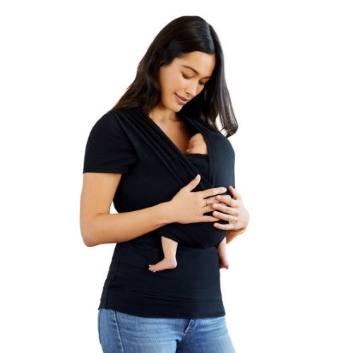 Moby - Bump & Beyond Tshirt Wrap - Sz3 - Black