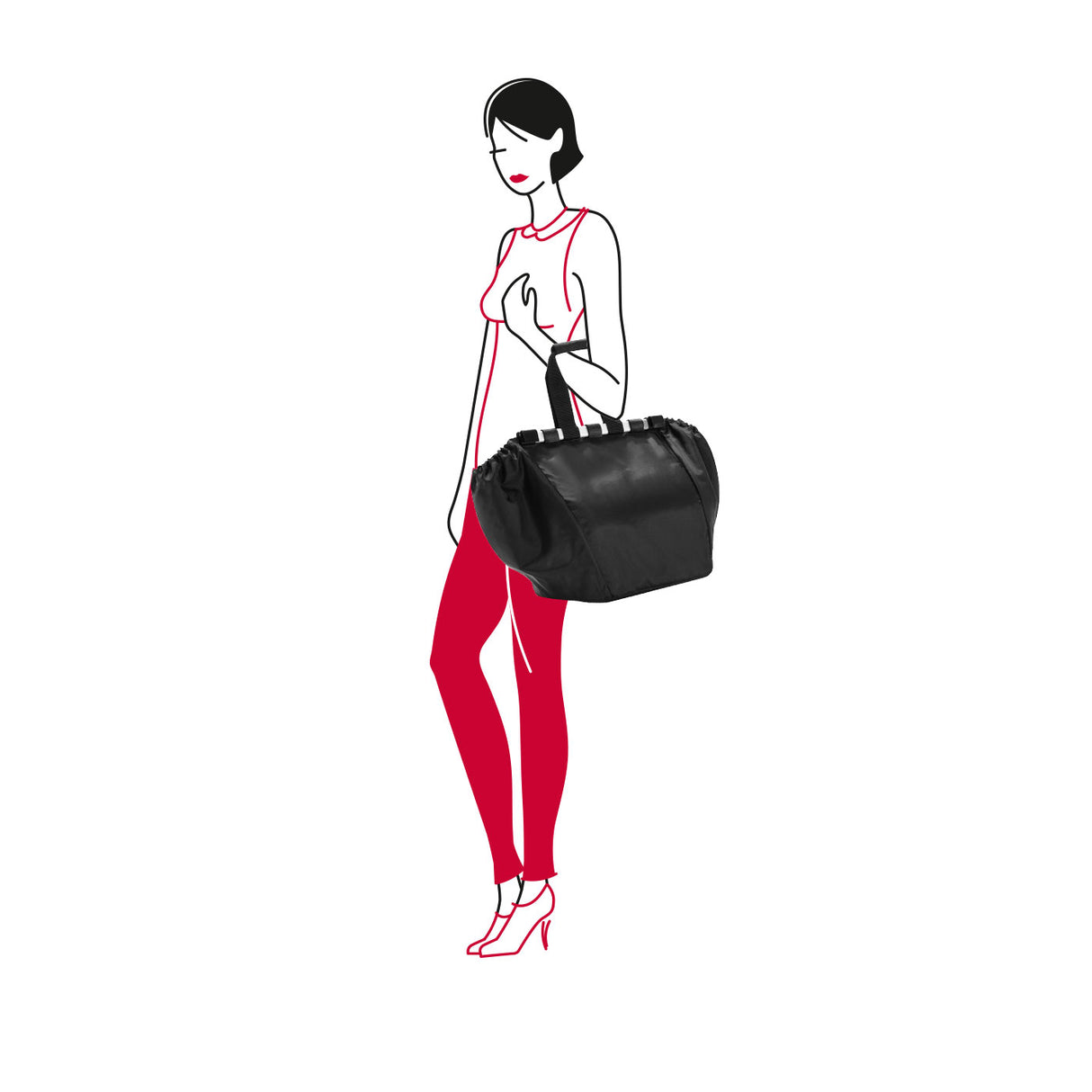 Reisenthel Easyshopping Supermarket Bag Black