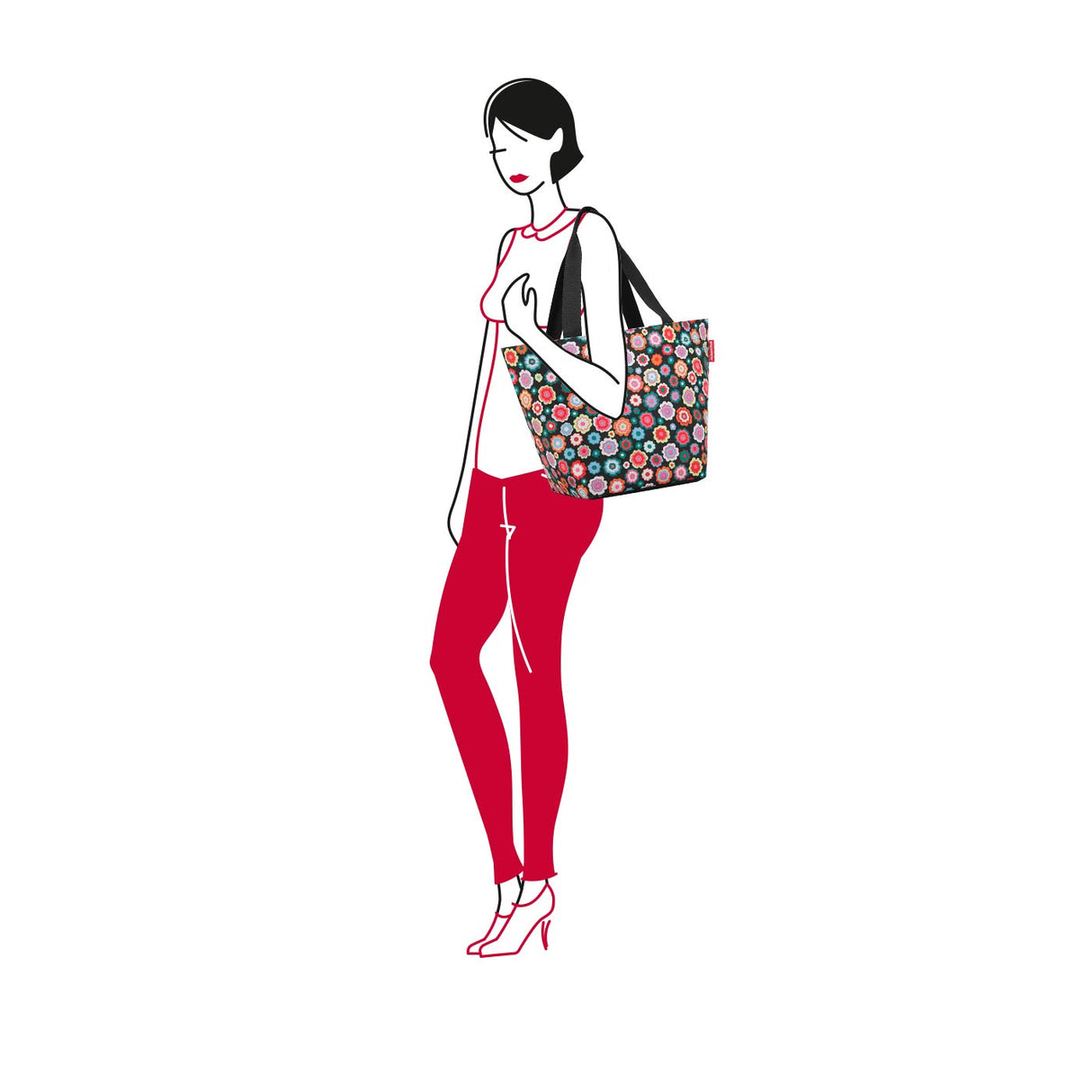 Reisenthel Shopper Bag Happy Flowers