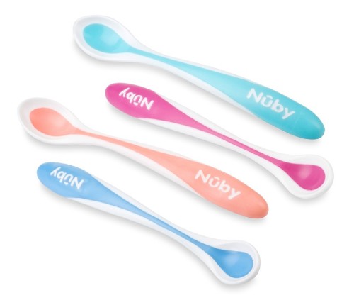 Nuby Hot Safe Spoons (2 Pack - Assorted Colours)