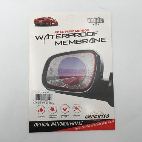 Car Rearview Mirror Waterproof Membrane (95mm) - Pack of 12