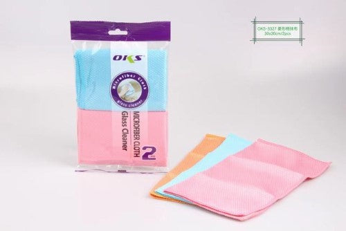cleaning galss cloth 30*30 2PCS - Pack of 12