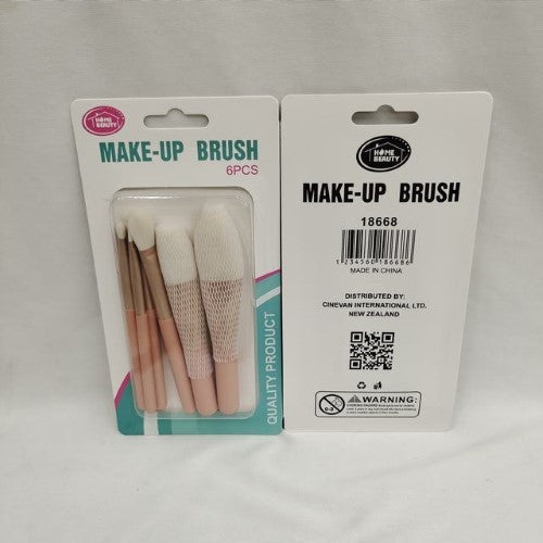 Make Up Brush (6pcs,12cm) - Pack of 12