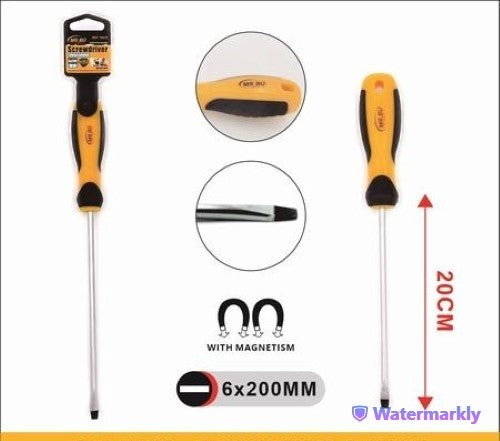 Slotted screwdriver (6*20MM) - Pack of 12
