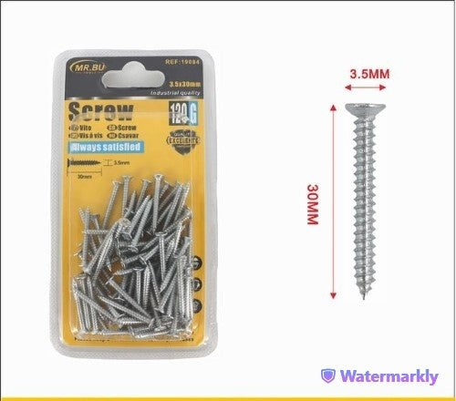 Screw(120g, 3.5*30MM) - Pack of 12