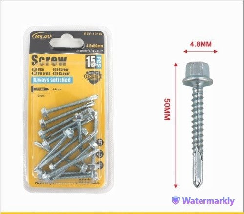 Screw(4.8*50MM, 15PCS) - Pack of 12