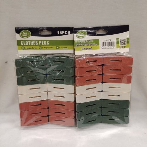 Cloth Pegs(16PCS) - Pack of 6