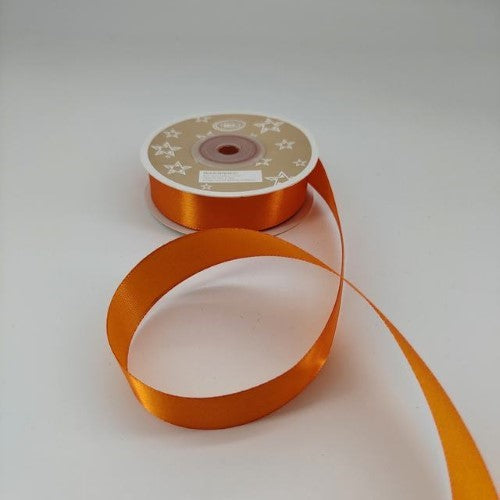 Satin Ribbon 2cm ( 22m - Orange) - Pack of 6
