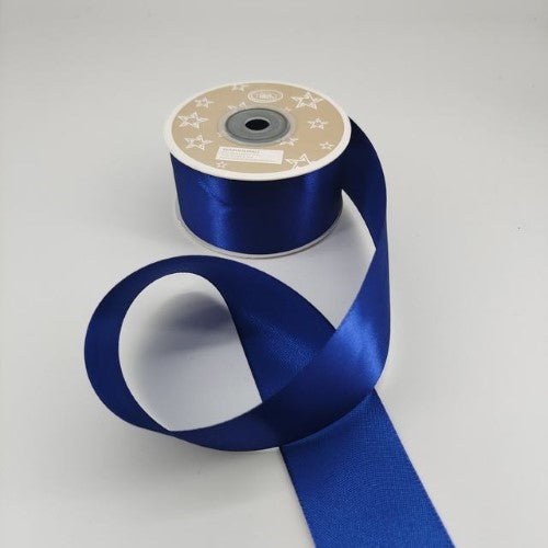 Satin Ribbon 3.8cm ( 22m - Blue) - Pack of 6