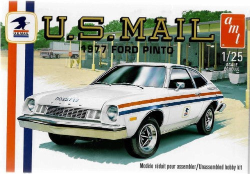 1/25 scale plastic kit of the 1970 Ford Pinto USPS, featuring authentic details for car enthusiasts and builders.