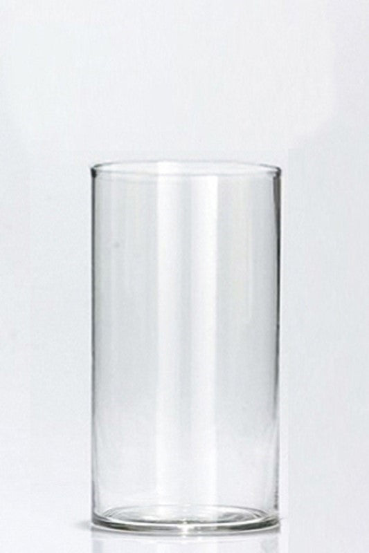 Vase - Plain Cylinder Vase (Flame Rim) - Set of 30