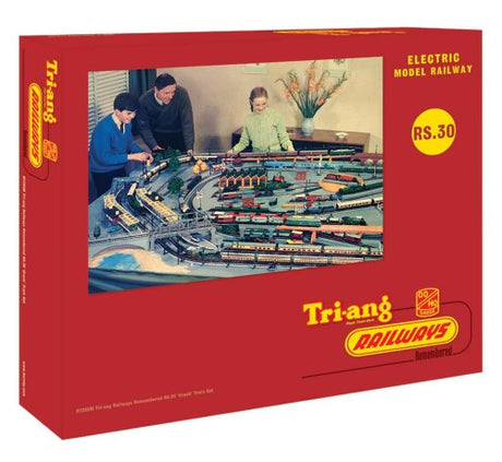 Hornby Tri-ang RS30 Crash Train Set: Classic model railway set with detailed trains and coaches for nostalgic play.