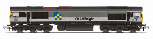 Hornby GBRf Class 66 Co-Co 66793 in striking grey livery, detailed model for railway enthusiasts and collectors.