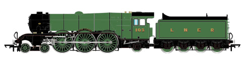 Hornby Dublo LNER Class A1 103 model train, showcasing authentic GNR livery and intricate detailing, perfect for collectors.