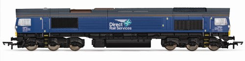 Hornby DRS Class 66 No.66432 model in iconic livery, showcasing intricate detail and modern freight design for collectors.