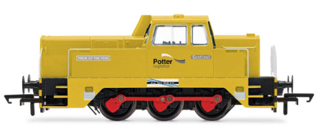 Hornby PotterLogistics Sentinel 0-6-0 model 'Pride of the Fens', detailed replica ideal for collectors and railway enthusiasts.