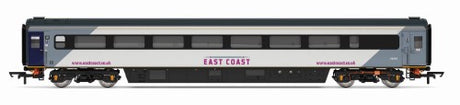 Hornby East Coast Mk3 Trailer Guard Standard model, showcasing intricate design and advanced functionality for model railways.