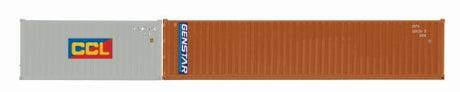 Hornby CCL & Genstar Container Pack featuring 20' and 40' containers for enhanced Era 11 model railway realism.