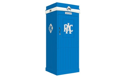 Hornby RAC Kiosk model accessory showcasing detailed design, perfect for enhancing model railway scenery.
