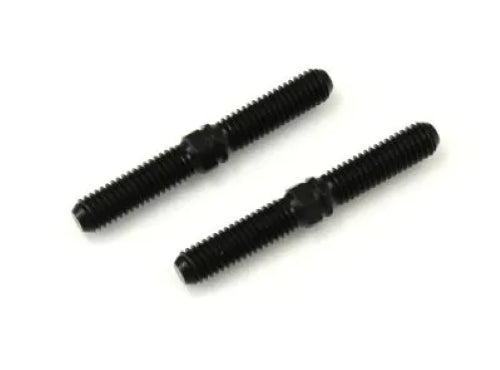 Durable steel hard upper adjustment rod for enhanced RC vehicle performance and improved handling.
