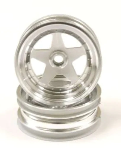Kyosho Part - 2.2" FR Wheels Satin Chrome