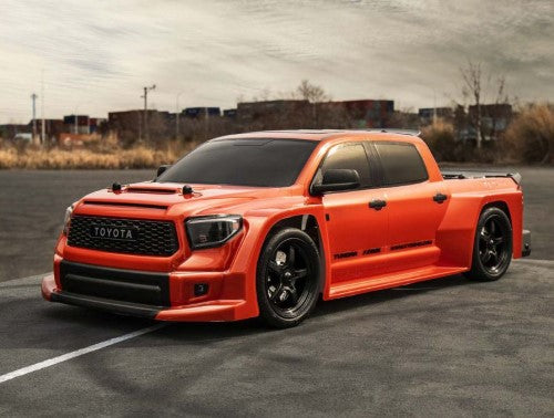Kyosho EP RS FzrMk2L Tundra RC car featuring over fenders and a rear diffuser, ready for thrilling on-road adventures.