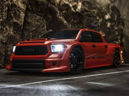 Kyosho EP RS FzrMk2L Tundra RC car with unique body design, adjustable wheelbase, and waterproof servo for versatile performance.