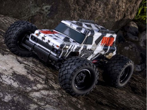 EP RS KB10 VE Mad Wagon Black RC monster truck with rugged design, 75 km/h speed, 4WD chassis, and custom paint options.