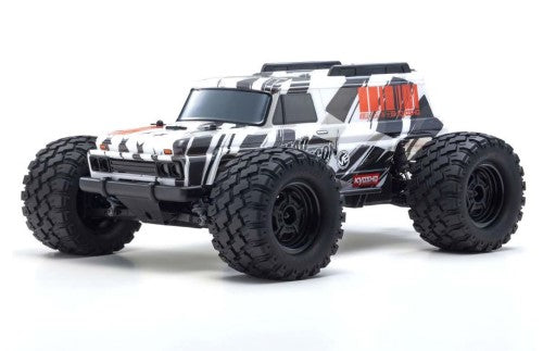 EP RS KB10 VE Mad Wagon Black RC monster truck with stunning design, 75 km/h speed, and durable all-terrain tires.
