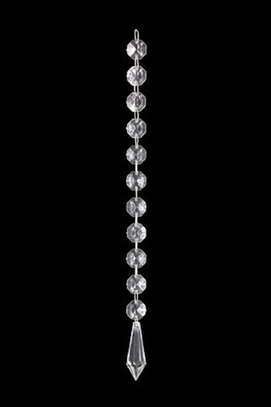 Hanging Bead Strand - Acrylic System Beads - - Set of 12