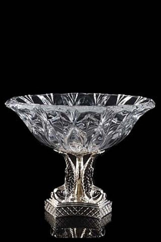 Georgian Serving Bowl (Silver Plated Base)