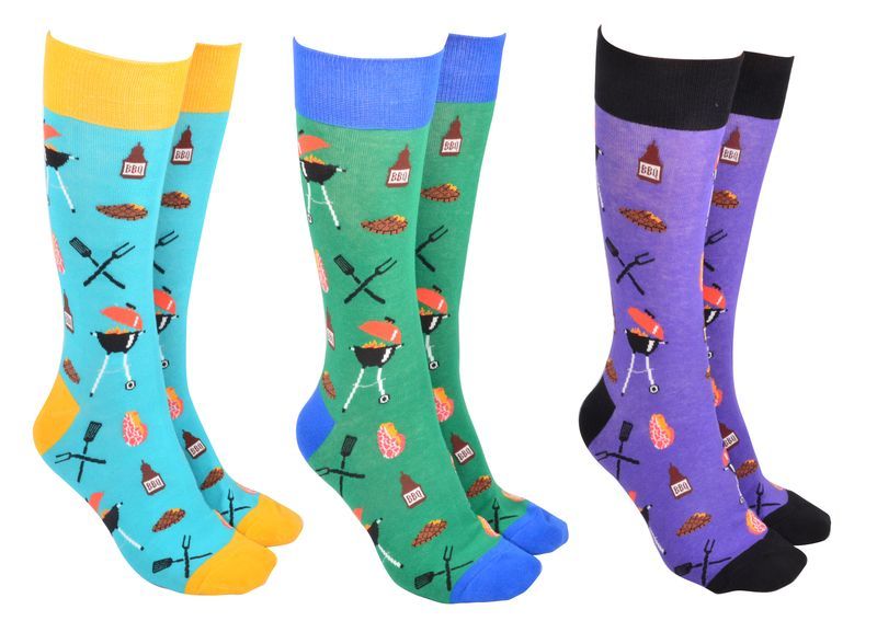 Sock Society Socks - Pack of 6 - BBQ