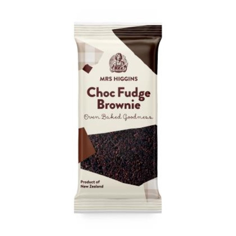 Brownie Chocolate Fudge Individual - Mrs Higgins - 9PC