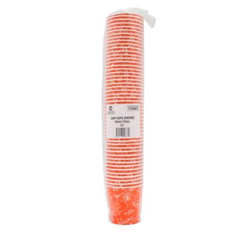 Cup Hot Paper Chip 12oz 355ml - Caterer's Choice - 50PC