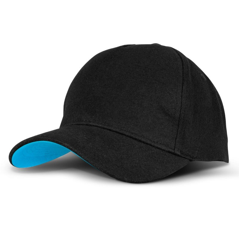 Cap - Hornet Black/Light Blue (Set of 10)