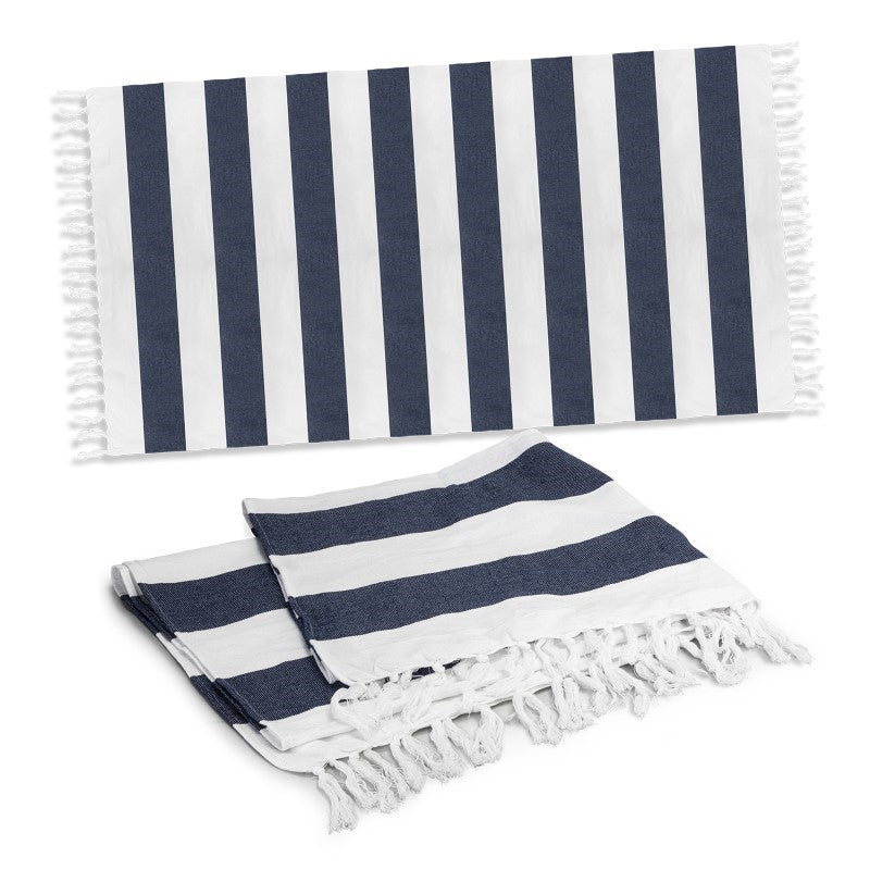 Cotton Towel - Okana (Navy)