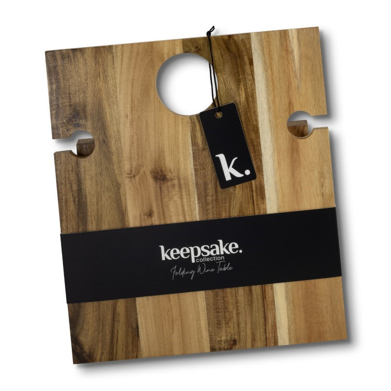 Folding Wine Table - Keepsake (Natural)