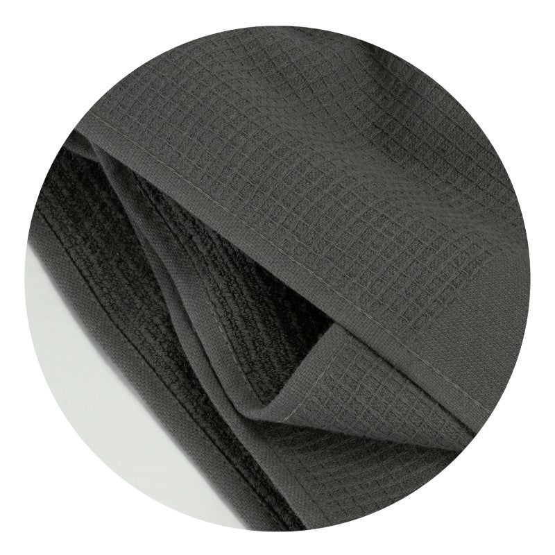 Waffle Towel - Rochester (Charcoal)