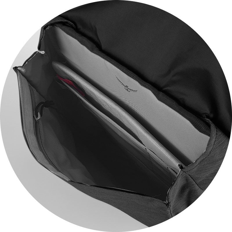 Flap Backpack - Osprey Arcane (Black)