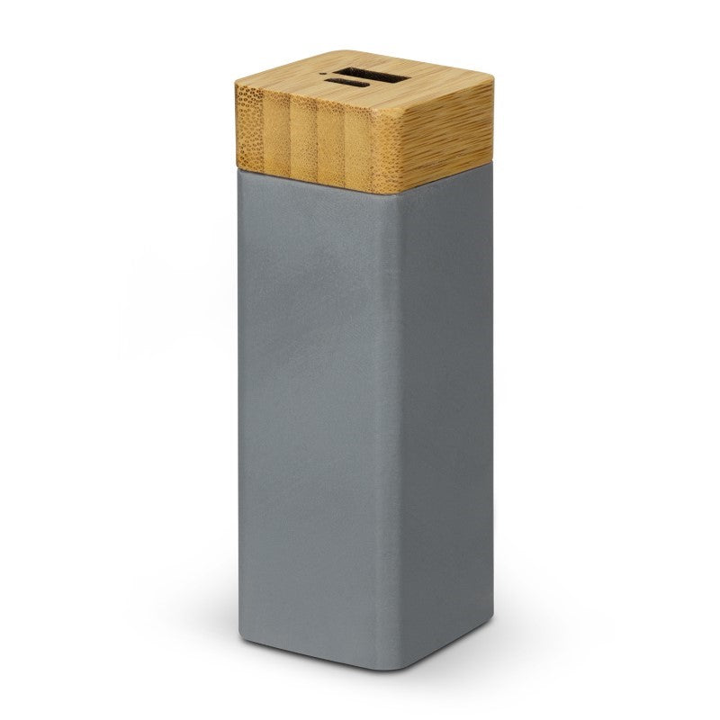 Power Bank - NATURA Limestone (Charcoal)