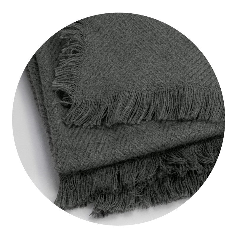 Throw Blanket - Belfast (Charcoal)