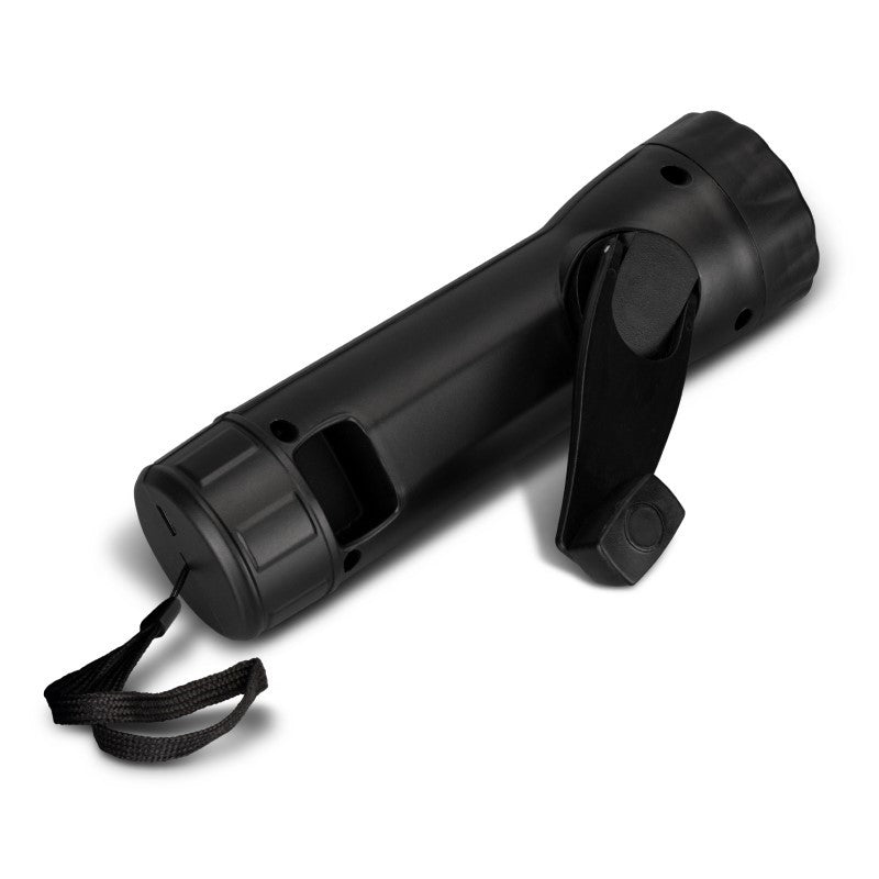 Rechargeable Torch - Dynamo (Black)