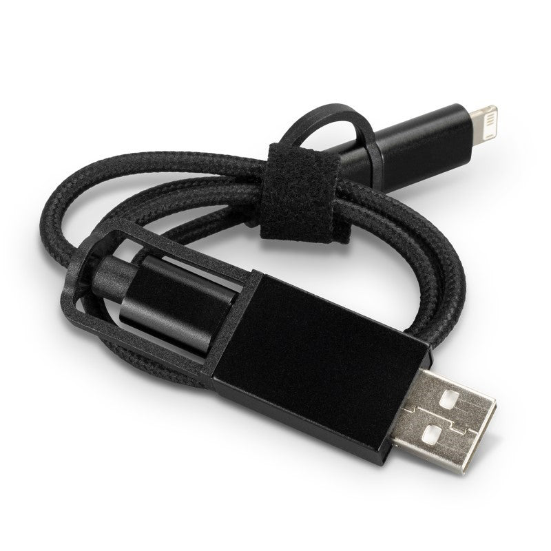 Braided Charging Cable - Black (Set of 10)