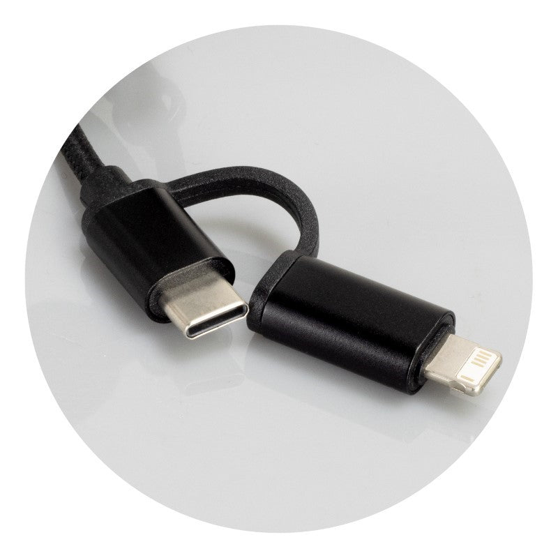 Braided Charging Cable - Black (Set of 10)