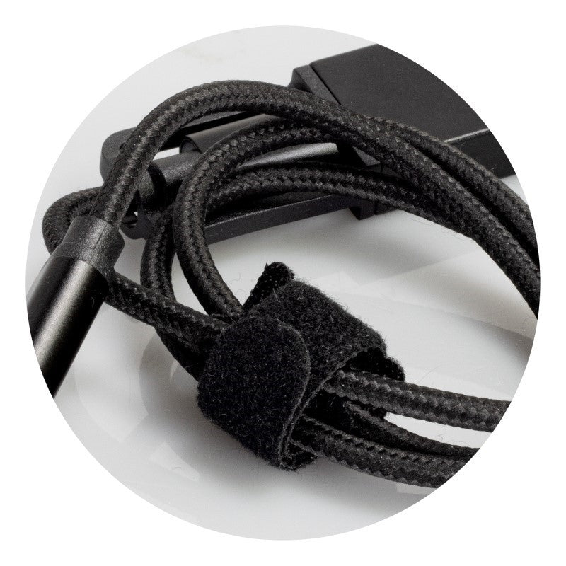 Braided Charging Cable - Black (Set of 10)