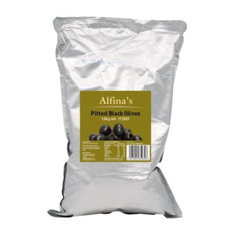 Olives Black Pitted Spanish - Alfina - 1.80KG