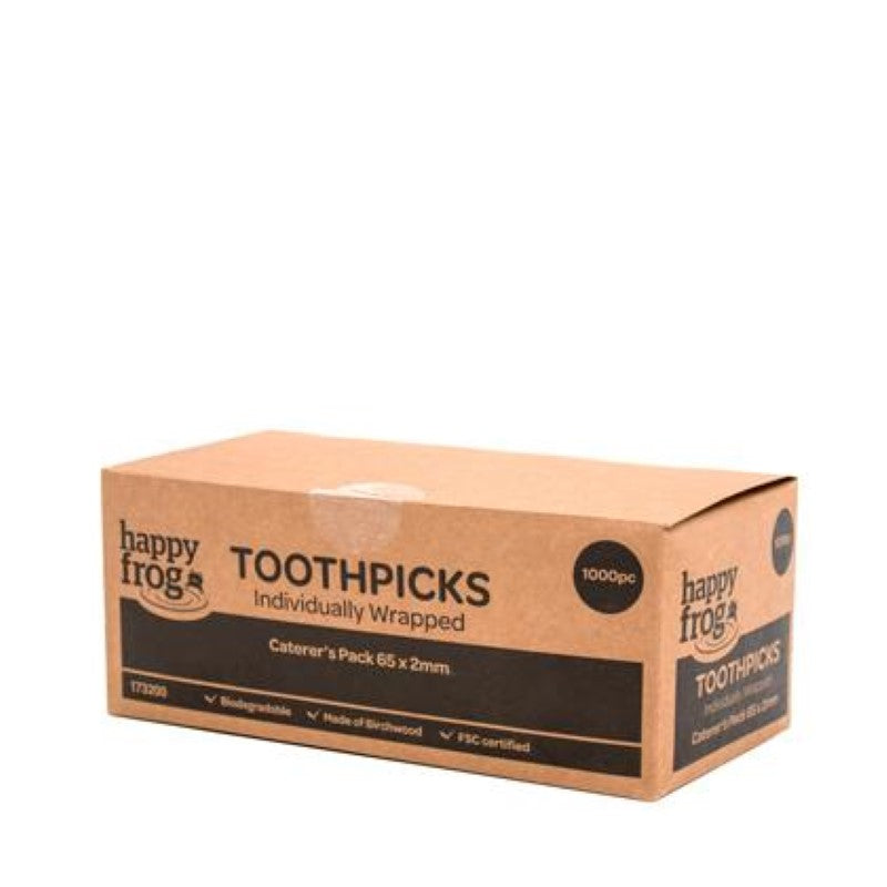 Toothpicks Individual Wrapped - Happy Frog - 1000PC